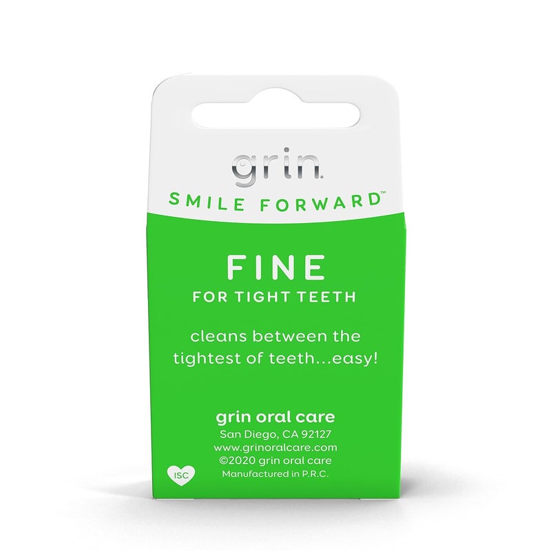 Grin Fine Dental Floss Box - Minty Flavor, 55 Yards (50.3m), Eco-Friendly Packaging - Image 2