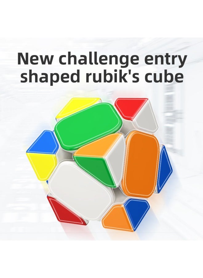 Moyu Culture RS Oblique Turn Magnetic Suspension Third-order Special-shaped Cube Smooth Fun Racing Competition Educational Children's Toys-Color:Moyu RS Oblique Rotation-magnetic Suspension  - Image 4