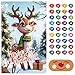 JOFONY Christmas Series Pin The Nose On The ReindeerClassic Game for Kids and Adults in Christmas Party Home Family Gathering Theme Party - Image 2