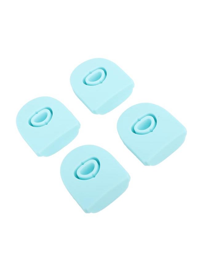 Thoraya 4pcs Replacement Stopper Compatible for Owala FreeSip Silicone Anti Spill Lid Stopper Water Bottle Top Lid Replacement Parts Sky Blue  - Image 3