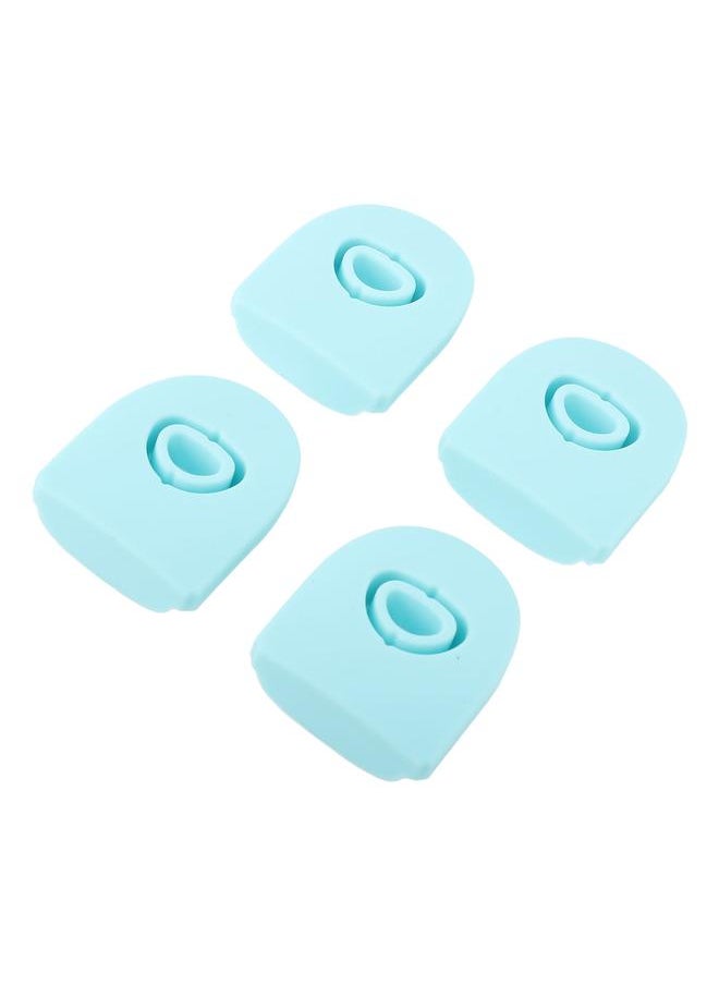 Thoraya 4pcs Replacement Stopper Compatible for Owala FreeSip Silicone Anti Spill Lid Stopper Water Bottle Top Lid Replacement Parts Sky Blue  - Image 2