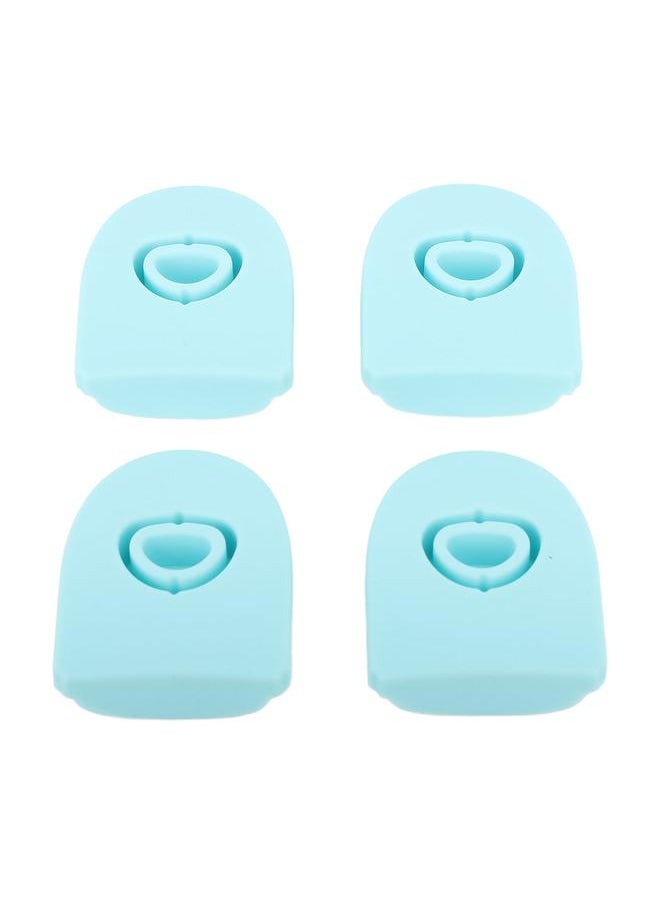 Thoraya 4pcs Replacement Stopper Compatible for Owala FreeSip Silicone Anti Spill Lid Stopper Water Bottle Top Lid Replacement Parts Sky Blue  - Image 4