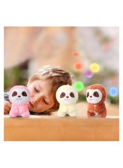 KASTWAVE Mini Sloth Stuffed Animal, 6 Pcs 4 Inch Sloth Stuffed Animal Plush Toys for Jungle Safari Zoo Themed Birthday Party Supplies Kindergarten Teacher Student Achievement Award, Baby Shower Gifts  - Image 5