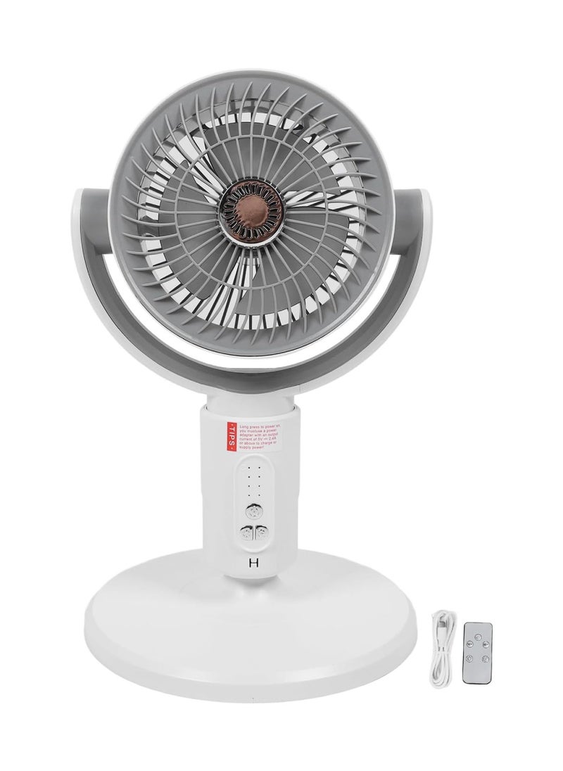 DIGI CORE - Silent Tower Fan With Remote Control Powerful Fan 360 Circulation Quiet And Powerful Floor Fan Smart Oscillating Fan Portable 5 Wind Speeds 8 Speed Intelligent Timing Adjustable Height Standing Fan - Image 1