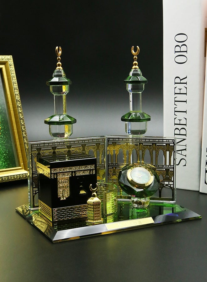 MHONGWEI Islamic Element Handicrafts, Home Decoration Gifts, Simplified Architectural Souvenirs, High-end Office Desktop Ornaments - Image 2