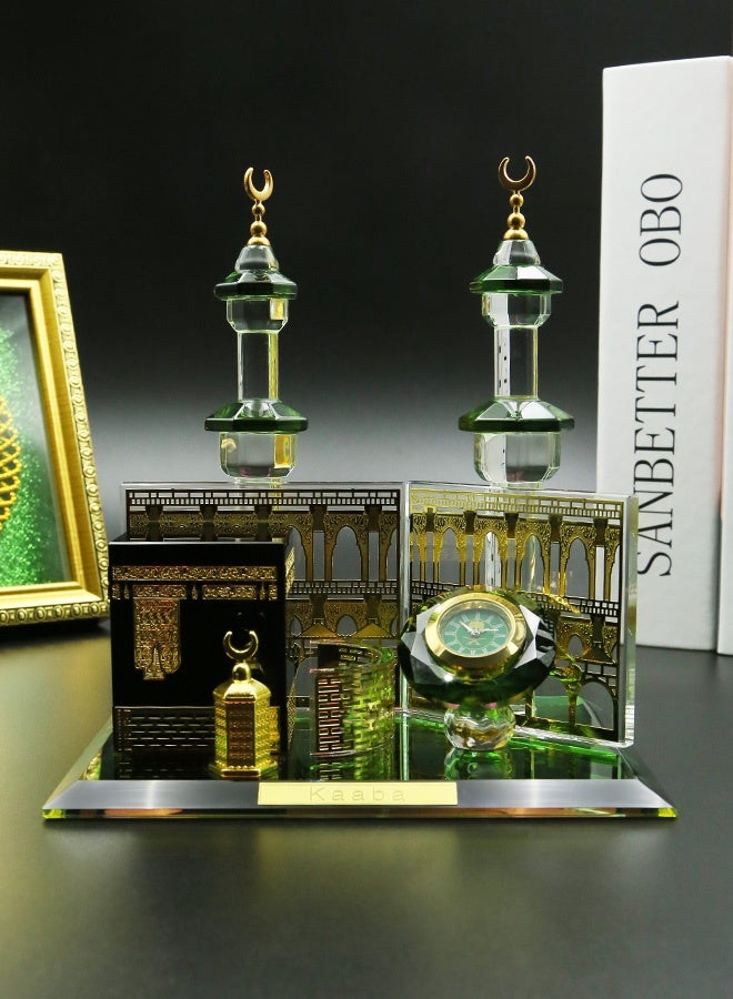 MHONGWEI Islamic Element Handicrafts, Home Decoration Gifts, Simplified Architectural Souvenirs, High-end Office Desktop Ornaments - Image 5