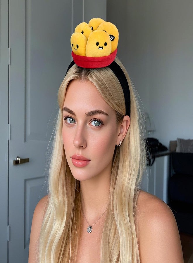 VZQI Chicken Blocks Hat Chicken Blocks Headband Halloween Fun Hats Mini Food Headband Accessory - Image 5