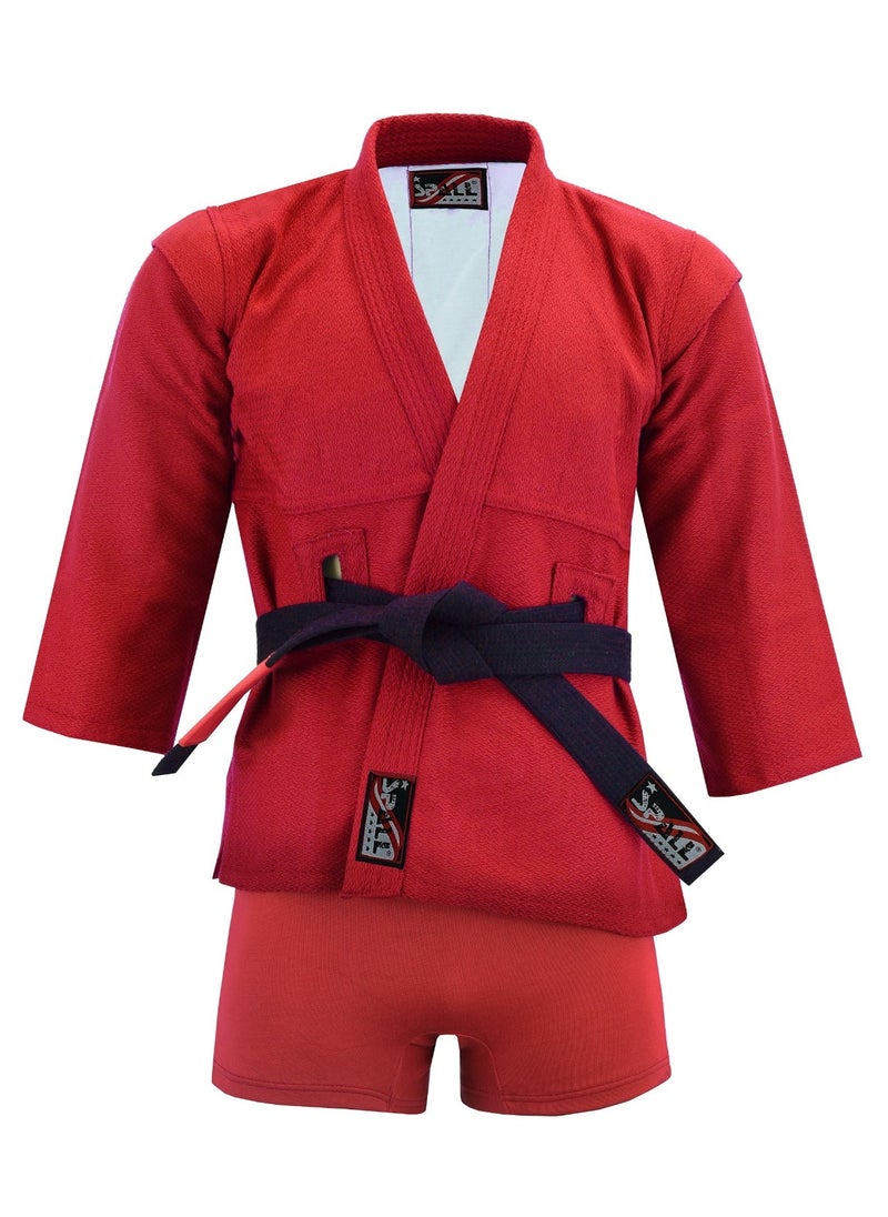 Spall Sambo Suit for Training & Competition – Durable Martial Arts Uniform with Jacket & Shorts  - Image 2