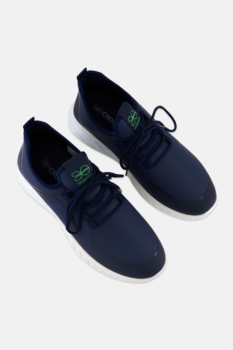 CROSSHATCH أحذية تدريب للرجال من كلارينجتون، مزودة بأربطة، لون أزرق - Image 4