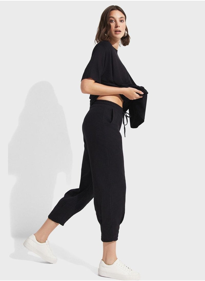 جون بنطلون بخصر مرتفع - Image 3