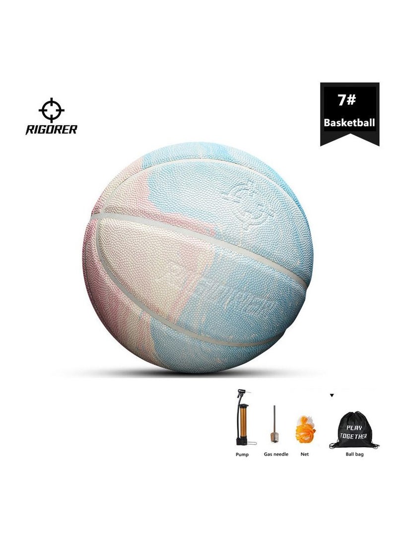 RIGORER  Anti-Slip And Wear Resistant PU For Indoor Outdoor Competition Training Baskball Ball Size 7  - Image 1
