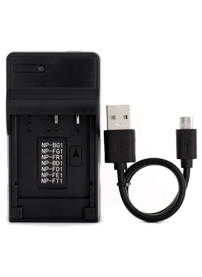Norifon - Npbd1 Usb Charger For Sony Cybershot Dscp100 Dscp120 Dscp150 Dscp200 Dsct5 Dsct50 Dsct500 Dsct70 Dsct700 Dsct75 Dsct77 Dsct9 Dsct90 Dsct900 Dsctx1 Camera And More - Image 1