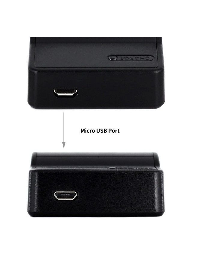 Norifon - Npbd1 Usb Charger For Sony Cybershot Dscp100 Dscp120 Dscp150 Dscp200 Dsct5 Dsct50 Dsct500 Dsct70 Dsct700 Dsct75 Dsct77 Dsct9 Dsct90 Dsct900 Dsctx1 Camera And More - Image 1