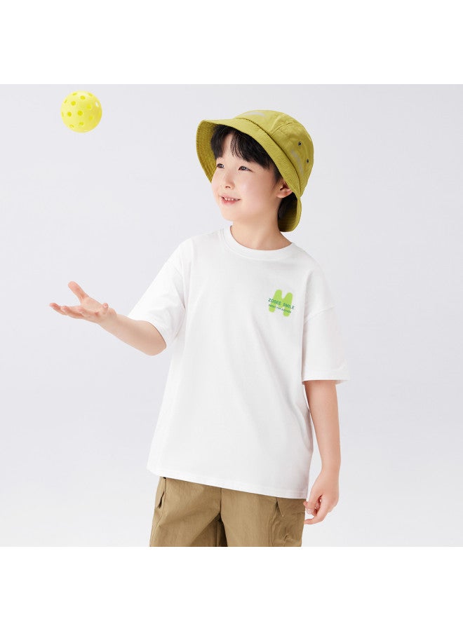 Zuoxi Boys' Cotton T-shirt Short Sleeve Summer Kids Vest Breathable Thin Sports Top For Big Boys - Image 3
