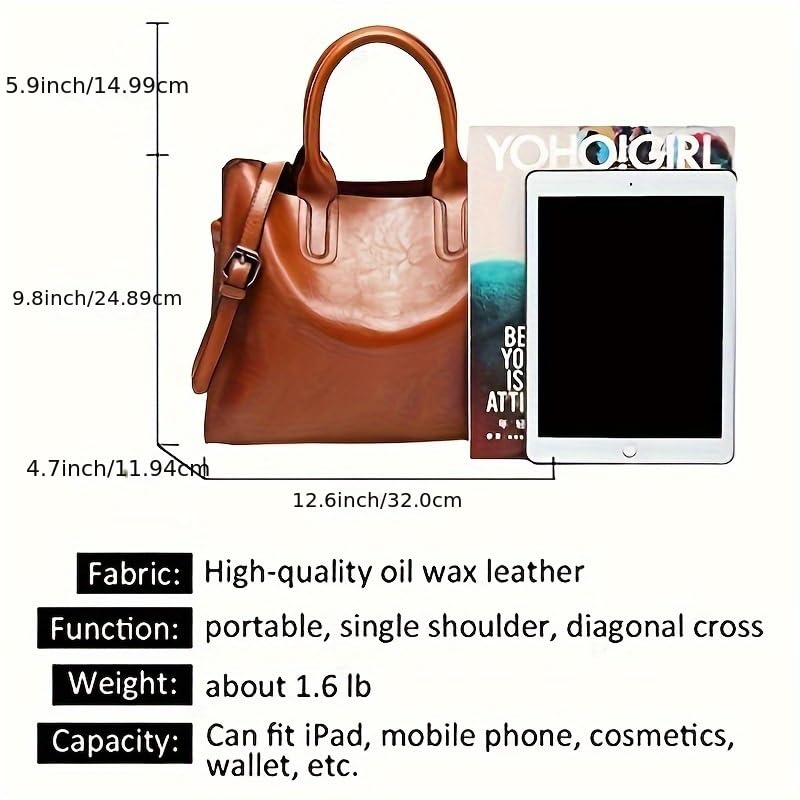 Pahajim Women Handbag and Purses PU Leather Top Handle Tote Bags Designer Satchel Bags for Women (black) - Image 3