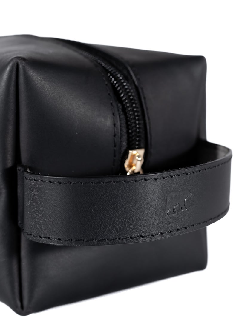 Odra Leather - Men’s Leather Handbag – Premium Black Everyday Carry by Odra | Handcrafted & Stylish - Image 1