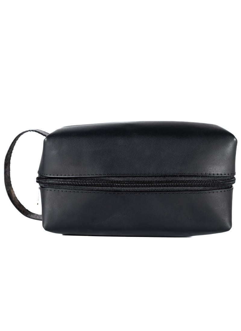 Premium Black Leather Dopp Kit for Men – NO23 | Stylish Everyday Carry - pzsku/Z38CC15F0CE57751080F6Z/45/_/1737850012/995946f8-f78a-4c54-a02c-c4d8d7c74eba