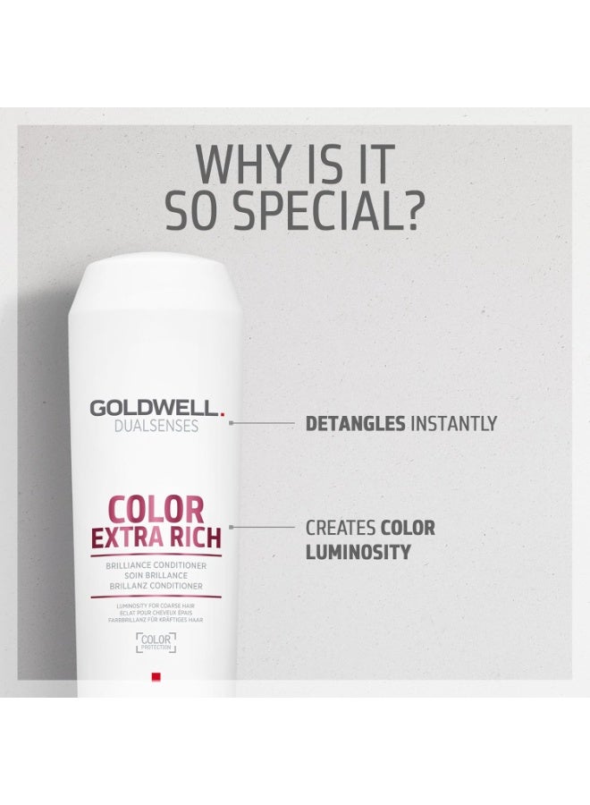 Goldwell Dualsenses Color Extra Rich Brilliance Conditioner, 10.1 Fl Oz (Pack of 1) - Image 5