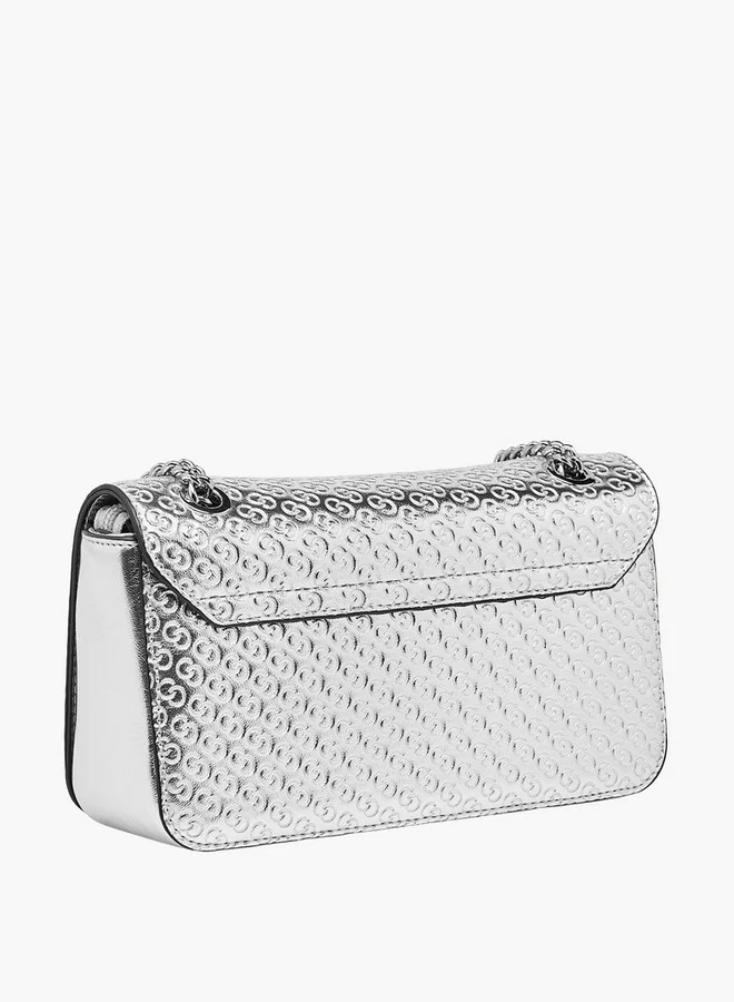 Celeste Embossed Crossbody Bag with Chain Strap