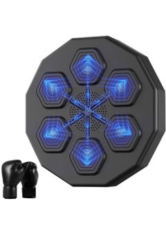Electronic Music Boxing Machine – Bluetooth Smart Wall-Mounted Punching Pad with Boxing Gloves for Interactive Workouts