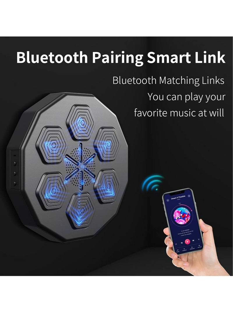 Generic - Electronic Music Boxing Machine – Bluetooth Smart Wall-Mounted Punching Pad with Boxing Gloves for Interactive Workouts - Image 1