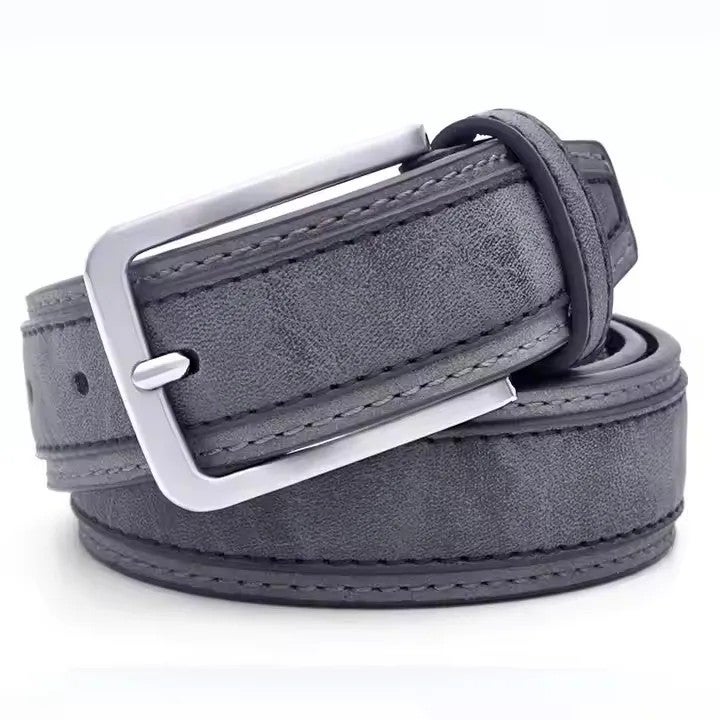 Bluejw Adjustable PU Leather Waist Trimmer for Men - Casual Waist Support Belt - Image 4