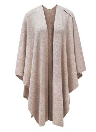 Womens Large Cross Front Poncho Sweater Wrap Topper Oatmeal - pzsku/Z38CC3F39DE9533EFA2F0Z/45/_/1692872711/e8ea1227-8ca7-4093-a4f1-dbde7b8b67fb