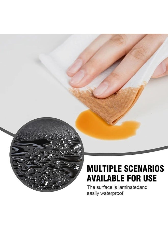 أيكين بلاط جدران رخامي ذاتي اللصق - عبوة من 20 لوحًا من مادة البولي فينيل كلوريد قابلة للإزالة، مقاس 30×30 سم، للجدران المميزة، وخلفيات التلفزيون، وخلفيات الأريكة، سهلة التركيب، بتصميم كلاسيكي عصري باللون الأسود - Image 3