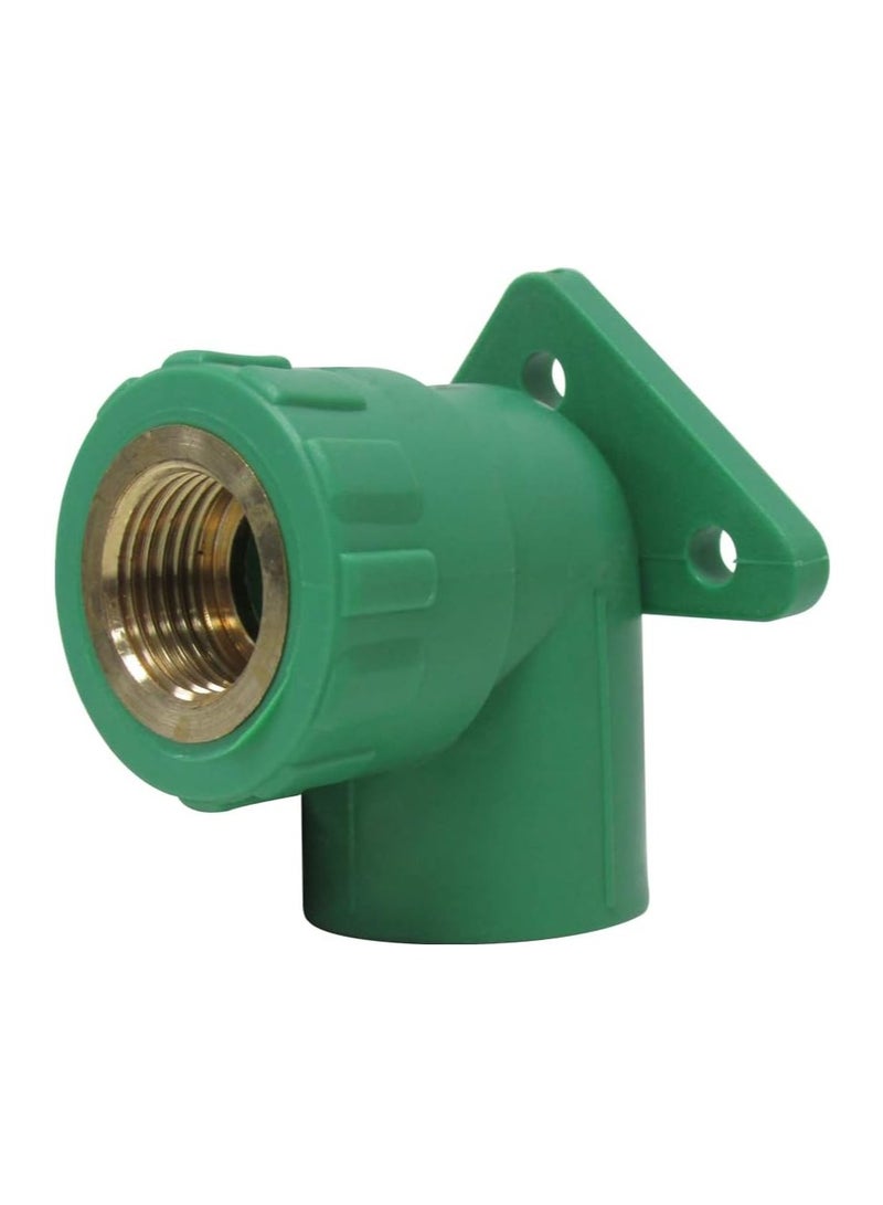 RACO Long Durability High Pressure PPR Pipe and Fittings for Hot and Cold Water Supply Heating Systems Plumbing System (WALL ELBOW) - Image 1