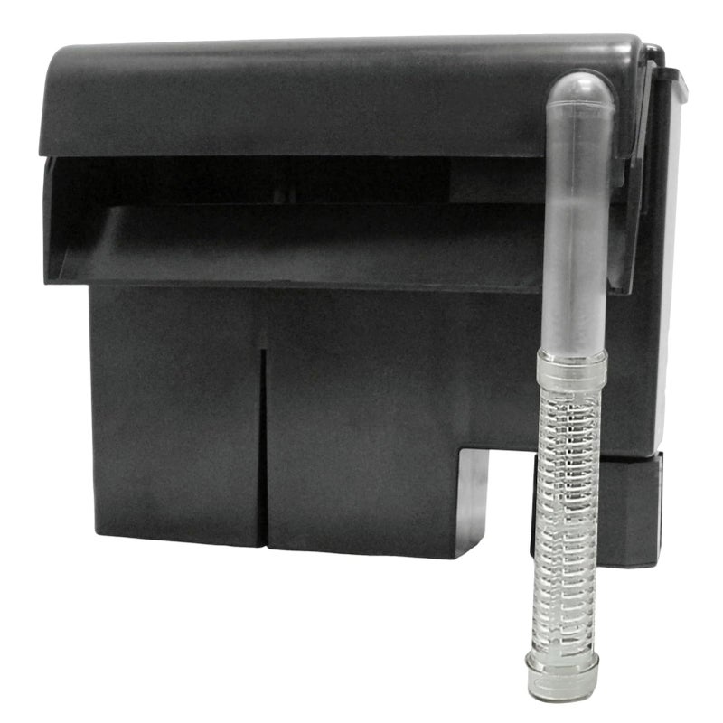 Danner Supreme EZ Clean External 55 Gallon Filter with Built-in Water Change Siphon, Gravel Cleaner, Dual Cartridges (for Fresh & Salt Water), Black - Danner Manufacturing, Inc. - #01105 - Image 1