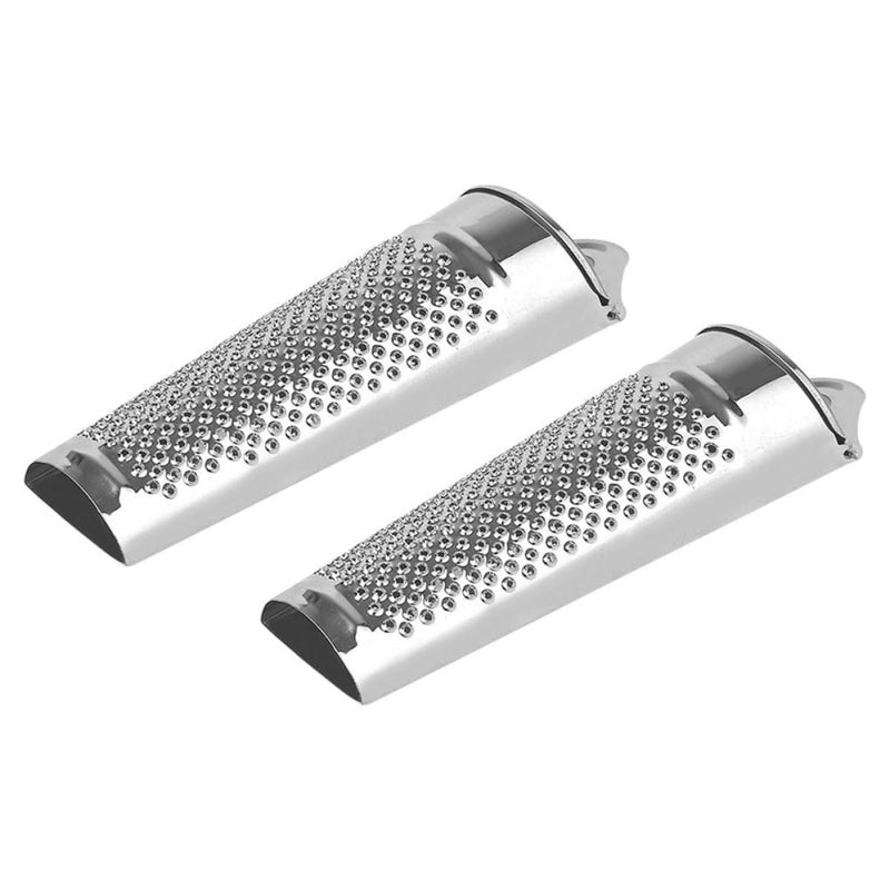 2Pcs Stainless Steel Multi Functional Kitchen Grater For Nuts Ginger Cheese Garlic Vegetables Fruits - Image 2