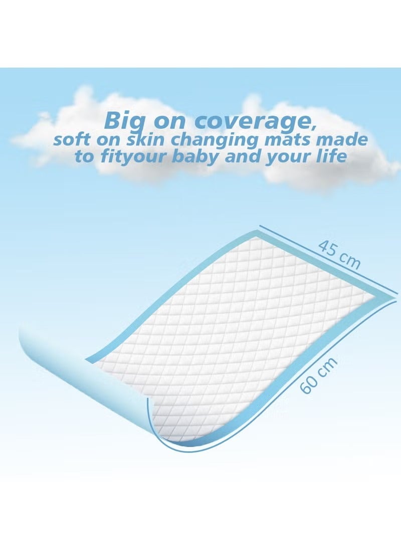 Disposable Changing pads (Pack Of 30) for Baby 60 cm X 45 cm Soft Ultra Absorbent Waterproof Diaper - Image 3
