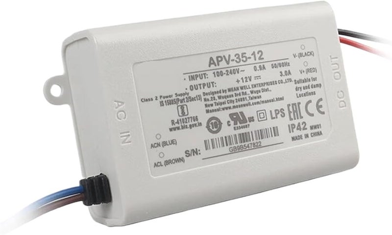 Generic APV 35 12 12V 3A 36W Power Supply High Efficiency For LED Signage And Lighting - Image 1