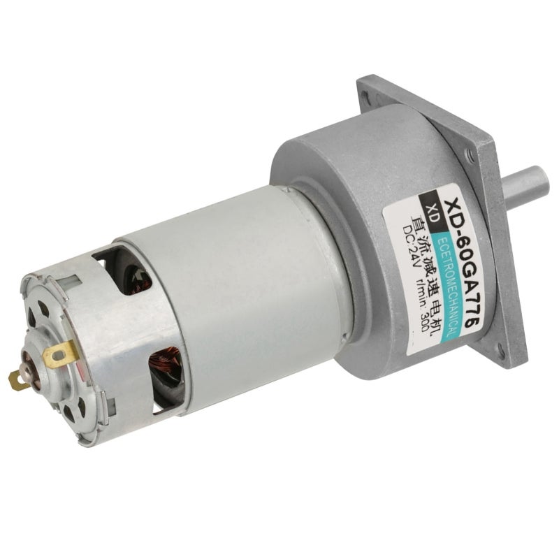 XD DC Motor 35W 12V-24V Metal Gear High Torque Low Speed - Reversible Copper Coil for Home Automation - Image 5