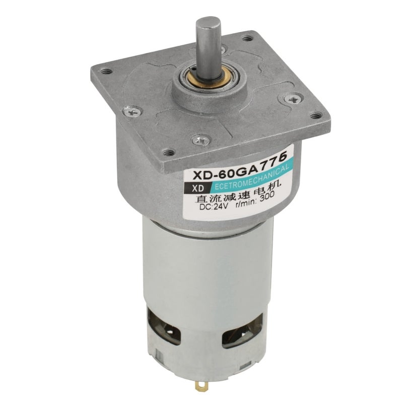 XD DC Motor 35W 12V-24V Metal Gear High Torque Low Speed - Reversible Copper Coil for Home Automation - Image 3