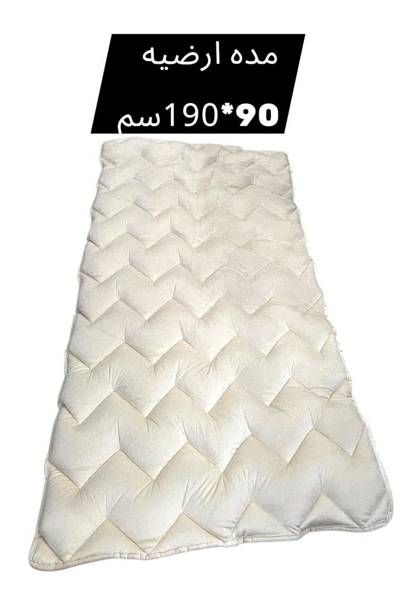 Luxury Single Sleeping Bag 190x90x6cm - Soft Polyester Fabric with Cotton Filling with Transparent Bag for Easy Carrying and Storage - Comfortable and Durable Floor Mat for Camping, Dorm Rooms, Guest Rooms, Trips - Luxury Soft Touch Foldable Mattress