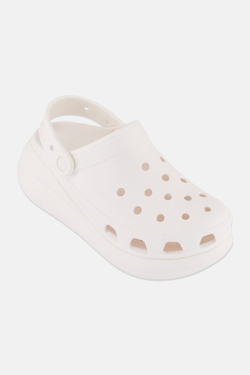 crocs Women Classic Crush Clogs, White - Image 1