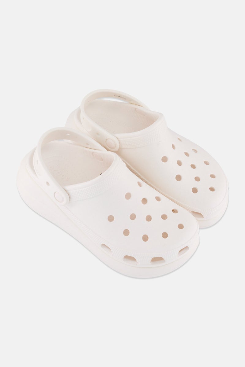 crocs Women Classic Crush Clogs, White - Image 4