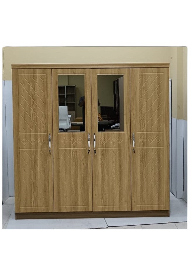 ALWASIT HOME Door Wooden Wardrobe Cabinet Cupboard Engineered Wood Perfect Modern Stylish Heavy Duty  - Image 2