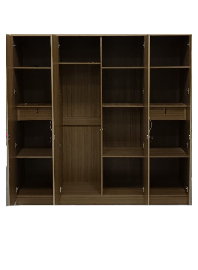 ALWASIT HOME Door Wooden Wardrobe Cabinet Cupboard Engineered Wood Perfect Modern Stylish Heavy Duty  - Image 3