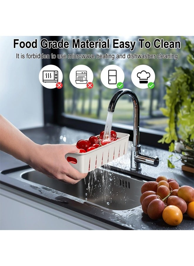 HQ-GAMING - Salad Bar Containers for Fridge, 2 Compartment Divided Serving Tray with Lid for Fridge Fruit Charcuterie Storage, Veggie Tray Drainer Container Berry Snackle Box Container, BPA-Free - Image 1