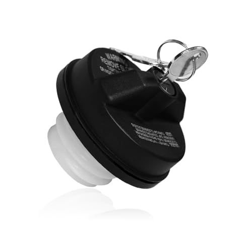 Tecledsn Locking Gas Cap Fuel Tank with Key Gas Cap Lock Locking Fuel Cap Cover Replacement for Toyota 4Runner Chevy Silverado 1500 2500 3500 Nissan GMC Honda Subaru Buick 10504 7730047020 - Image 1