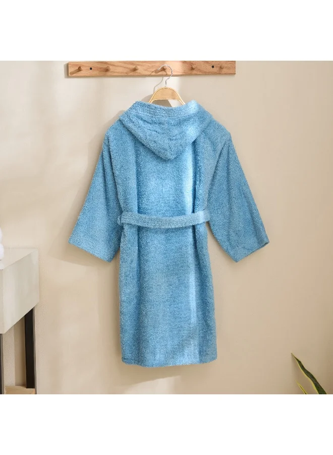 Home Box Essential Hooded Kids Bathrobe - Medium
