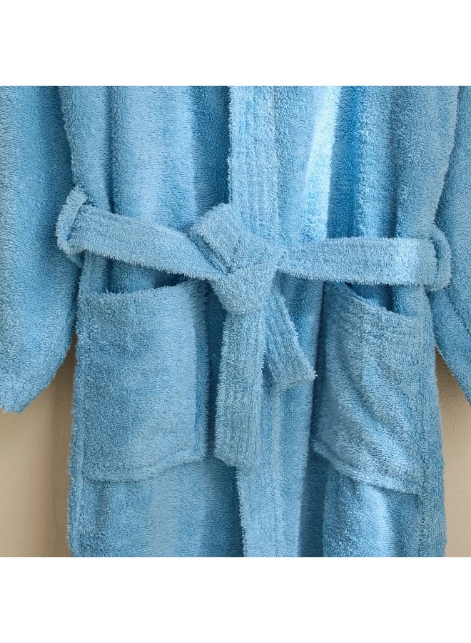 Home Box Essential Hooded Kids Bathrobe - Medium
