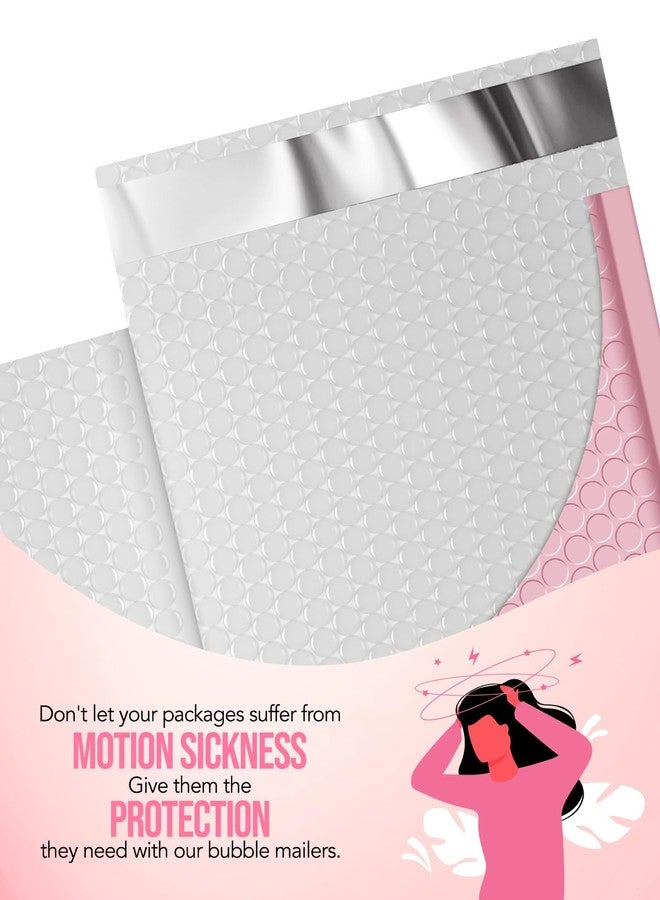 GSSUSA Bubble Mailers 6x10 Inches 100 Pack Size 6x9” Bubble Mailer Envelopes Small Packaging Mailing Envelope Bags Shipping Bag Bulk Pack Self Seal Package Mail Packing Business Supplies, Sakura Pink - Image 3