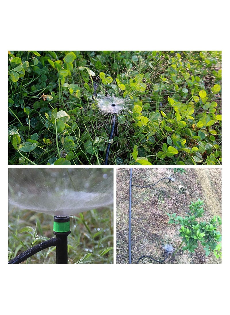 Y&D Irrigation Drippers Drip Emitters, 50Pcs 360 Degree Adjustable Fits 1/4 Tube, for Water Flow System  - Image 4