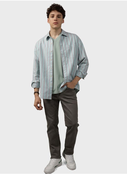Striped Relaxed Fit Shirt