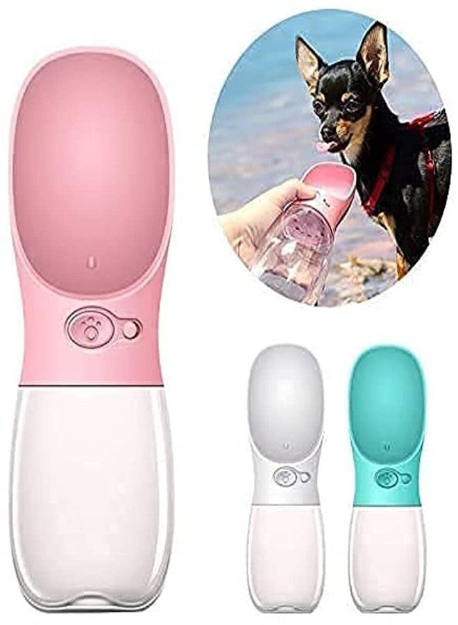 PIPALIYA Dog Water Bottle, Leak Proof Portable Puppy Water Dispenser Drinking Feeder Pet Care Cup for Outdoor Walking, Hiking, Travel Auto Dog Mug for Pets 350ml - Image 3