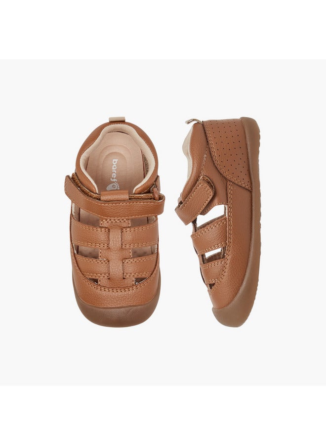 Barefeet Boys Panelled Sandals with Hook and Loop Closure  - Image 1