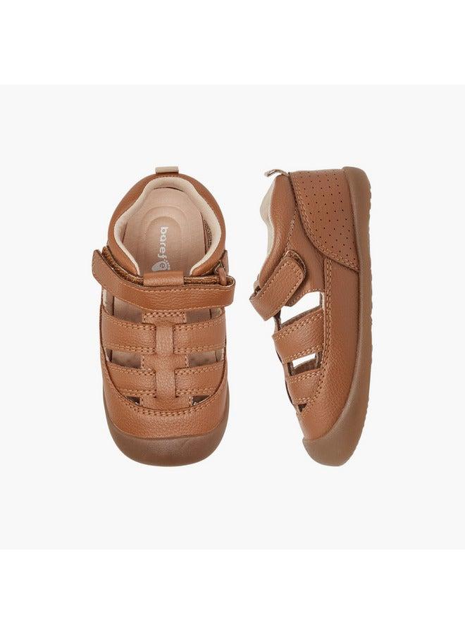 Barefeet Boys Panelled Sandals with Hook and Loop Closure - Image 3